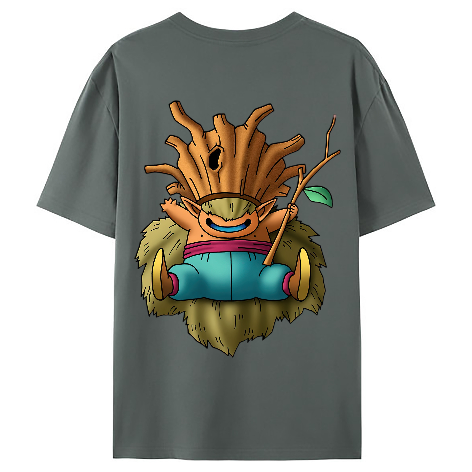 （画像用） ドラゴンクエスト Doragon Kuesuto Dragon Quest 綿100％ メンズ半袖Tシャツ（バックプリント） 通気性